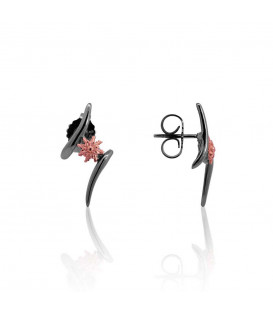 Pendientes Tximist de Rutenio y Plata Rosa