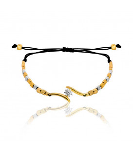 Pulsera Tximist de Plata Bicolor