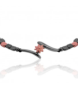 Pulsera Tximist de Rutenio y Plata Rosa
