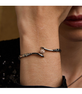 Pulsera Tximist de Rutenio y Plata Rosa