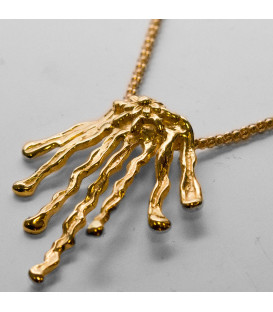 Colgante Ur de Plata Dorada