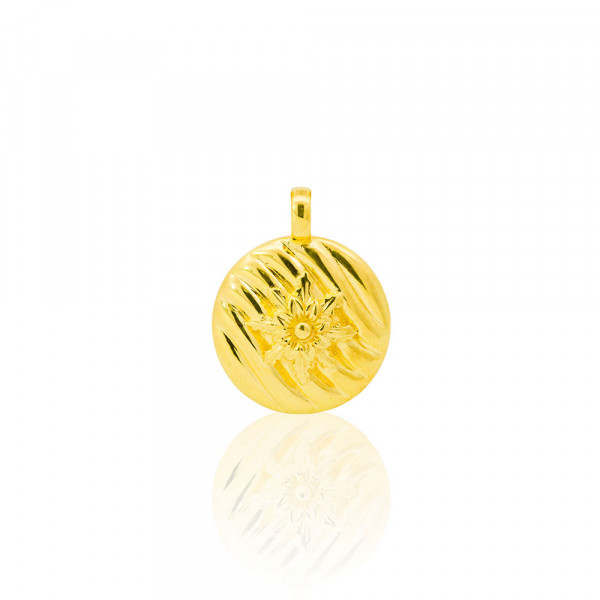 Colgante Masko de Plata Dorada