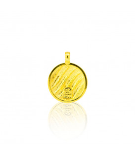 Colgante Masko de Plata Dorada