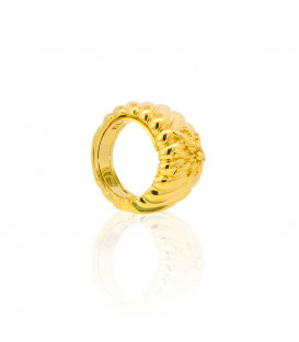 Anillo Mask de Plata Dorada