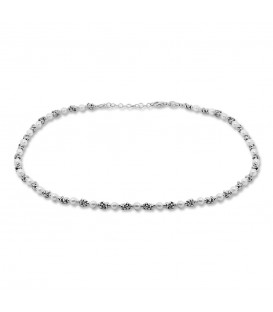 Gargantilla Mountain de Plata Eslabón Alargado