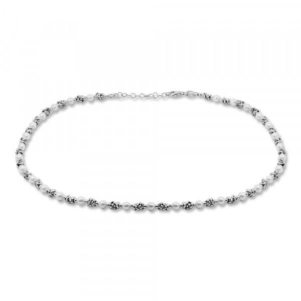 Gargantilla Mountain de Plata Eslabón Alargado