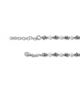 Gargantilla Mountain de Plata Eslabón Alargado