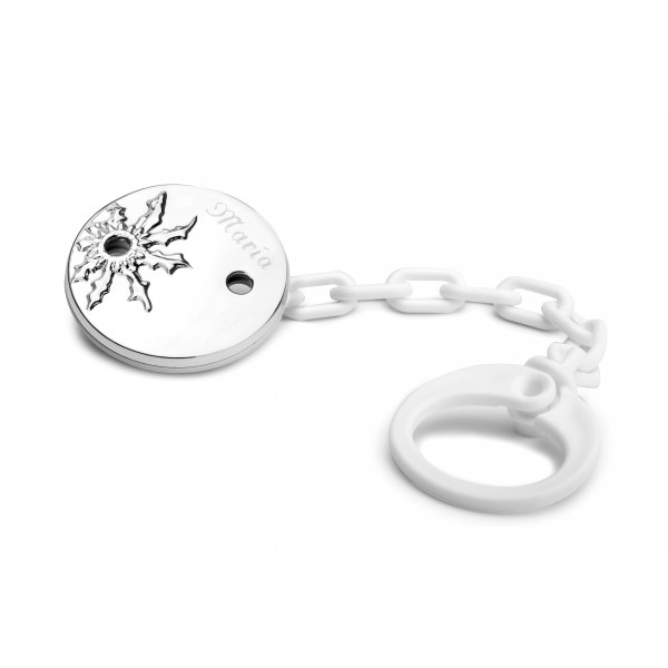 Chupetero Redondo Plata 