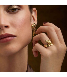 Anillo Ur de Plata Dorada