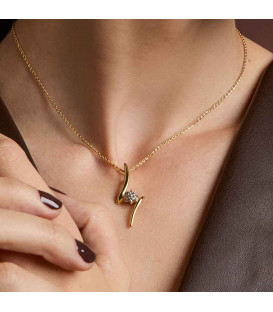 Colgante Tximist de Plata Bicolor