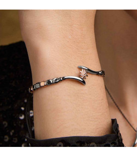 Pulsera Tximist de Rutenio y Plata Rosa