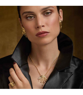 Colgante Ur de Plata Dorada