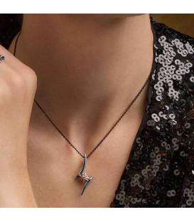 Colgante Tximist de Rutenio y Rosa