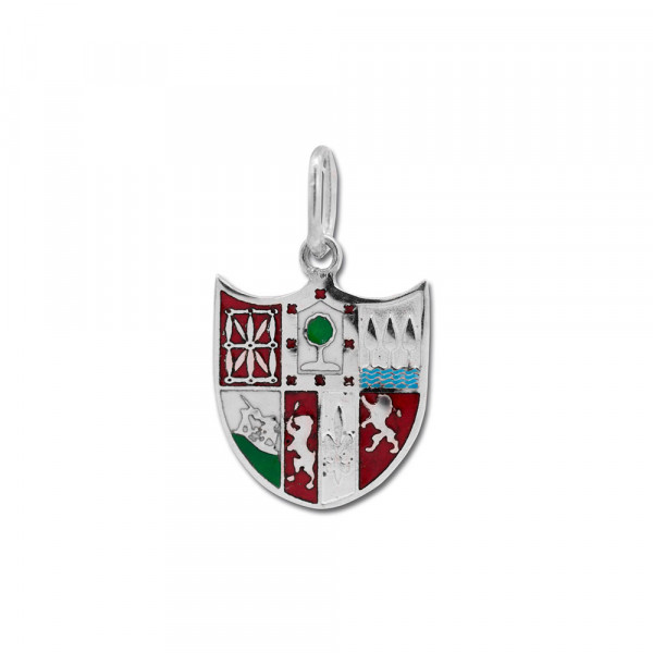 Colgante Zazpiak Bat de Plata con Esmalte