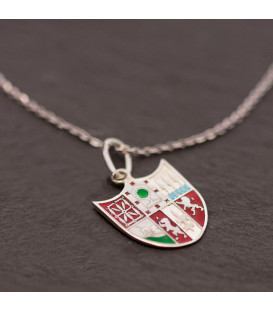 Colgante Zazpiak Bat de Plata con Esmalte