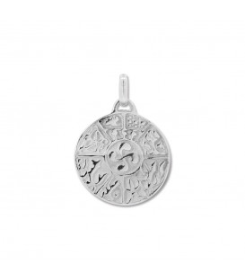 Colgante Zazpiak Bat Lauburu de Plata