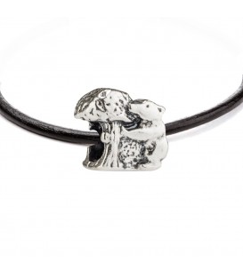 Charm Pulsera de Plata Oso y Madroño Joyerías Eguzkilore