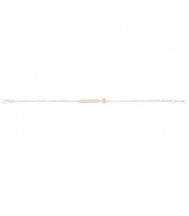 Pulsera Mini Plata Rosa Joyerías Eguzkilore