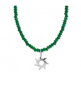 Gargantilla Jade Verde con...