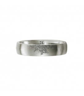 Anillo de Titanio con 1 Eguzkilore Personalizable