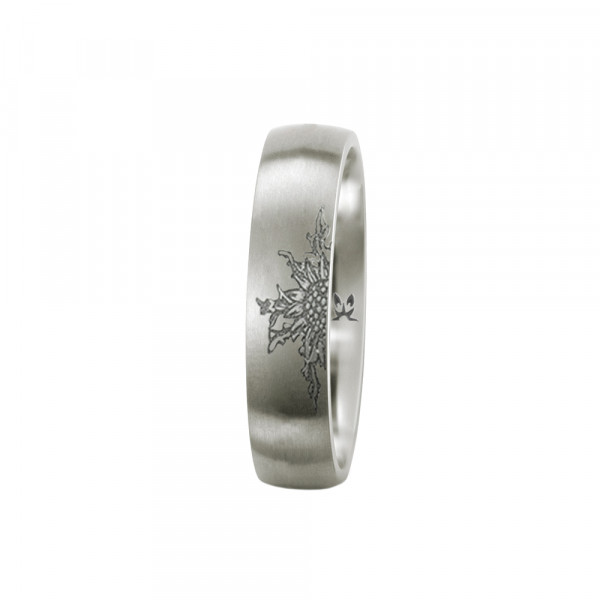 Alianza Titanio con 1 Eguzkilore 6mm Personalizable
