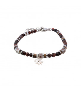 Pulsera Acero con Ágata Ojo...