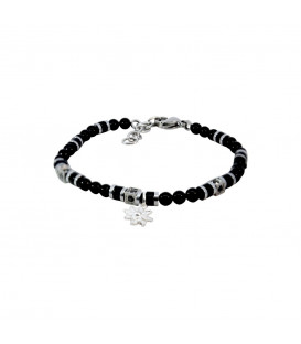 Pulsera Acero con Ónix