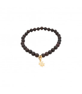 Pulsera Cuentas Madera y...