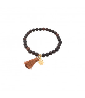 Pulsera Cuentas Madera y...