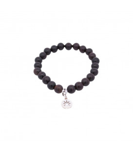Pulsera Cuentas Madera y...
