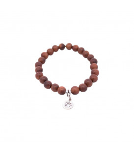 Pulsera Cuentas Madera...
