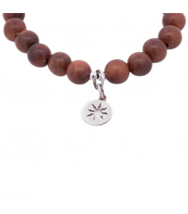 Pulsera Cuentas Madera...