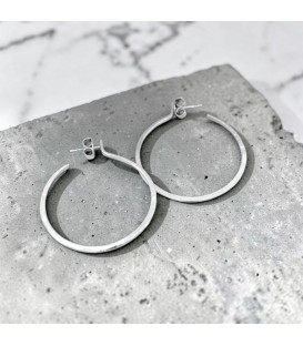Pendientes Aro de Plata 40mm