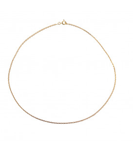 Cadena Oro Amarillo 0,40 Joyerías Eguzkilore