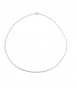 Cadena Oro blanco 0,30 Joyerías Eguzkilore