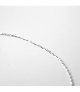 Cadena Oro blanco 0,30 Joyerías Eguzkilore