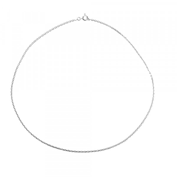 Cadena Oro blanco 0,40 Joyerías Eguzkilore