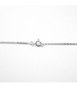 Cadena Oro blanco 0,40 Joyerías Eguzkilore