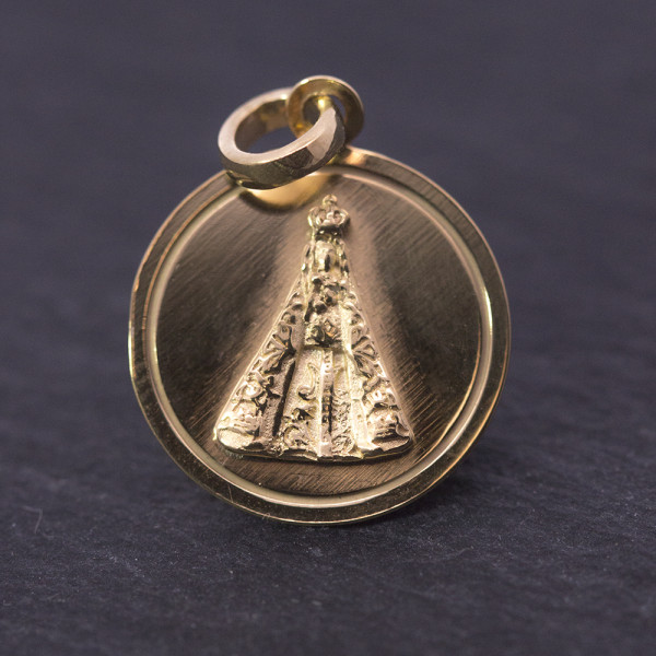 Medalla Virgen Begoña de Plata 15mm Personalizable