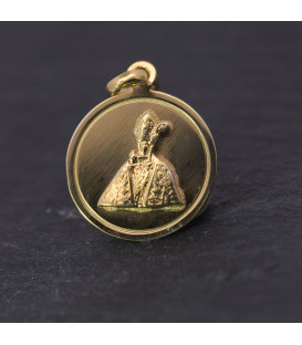 Medalla San Fermín de Plata 15mm Personalizable