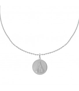 Medalla Señora de Begoña de Plata 22mm Personalizable