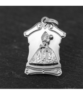 Colgante San Fermín Plata 19mm Personalizable
