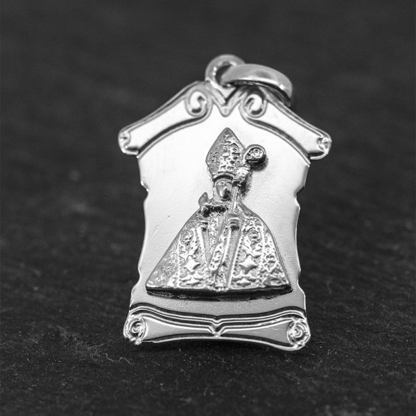 Colgante San Fermín Plata 19mm Personalizable