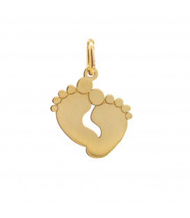 Colgante Piececitos de Oro 18kt Joyerías Eguzkilore