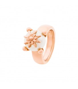 Anillo Perla Cultivada Rosa Joyerías Eguzkilore