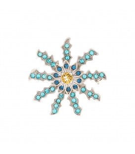 Broche Eguzkilore Azul Joyerías Eguzkilore