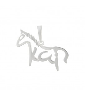 Colgante Caballo Ekain de Plata Joyerías Eguzkilore