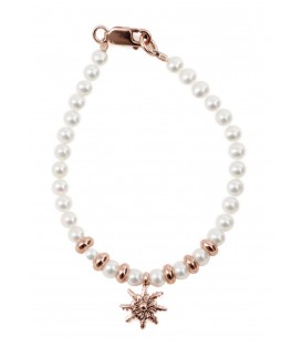 Pulsera Infantil de Perlas y Cobre Joyerías Eguzkilore