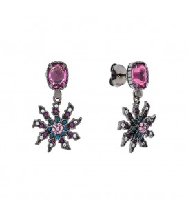 Pendientes Pedreros Largos Rosa Joyerías Eguzkilore