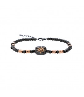 Pulsera Q2 Rutenio y Plata Rosa Joyerías Eguzkilore